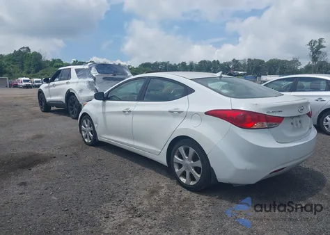 2013 Hyundai Elantra Limited из США, поврежденный, VIN 5NPDH4AE6DH173333